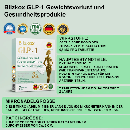 🔥【Letzter Aktionstag – 60 % RABATT! 🔥】Blizkox® ✨𝑨𝒅𝒆𝒍𝒈𝒂𝒛𝒂𝒎𝒊𝒆𝒏𝒕𝒐 𝑷𝑨𝑹𝑪𝑯𝑬 𝑫𝑬 𝑵𝑨𝑵𝑶𝑴𝑰𝑪𝑹𝑶𝑨𝑮𝑼𝑱𝑨𝑺 👑(Schmerzlose, kontinuierliche Wirkung für 24 Stunden | Schneller Gewichtsverlust: bis zu 9 kg | Senkt den Blutzucker um bis zu 90 %)15