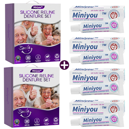 ✅Offizielle Webseite | Miniyou™ Silikon-Zahnprothesen-Reline-Set 👨🏻‍⚕️Empfohlen von der Bundeszahnärztekammer