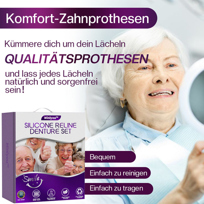 ✅Offizielle Webseite | Miniyou™ Silikon-Zahnprothesen-Reline-Set 👨🏻‍⚕️Empfohlen von der Bundeszahnärztekammer